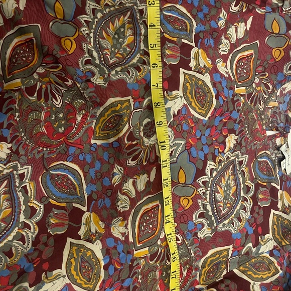 EVEREVE Scoop Neck 3/4 Sleeve Pattern Top Size L - Picture 4 of 10